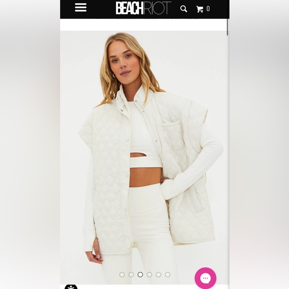 COPY - Beach Riot Glenn Vest $158 online now Revolve XS - Picture 5 of 5